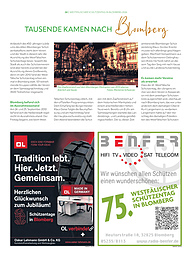 Magazin Sch&uuml;tzen Blomberg 2026