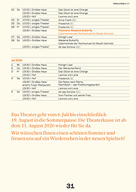 Magazin Theater Zeit